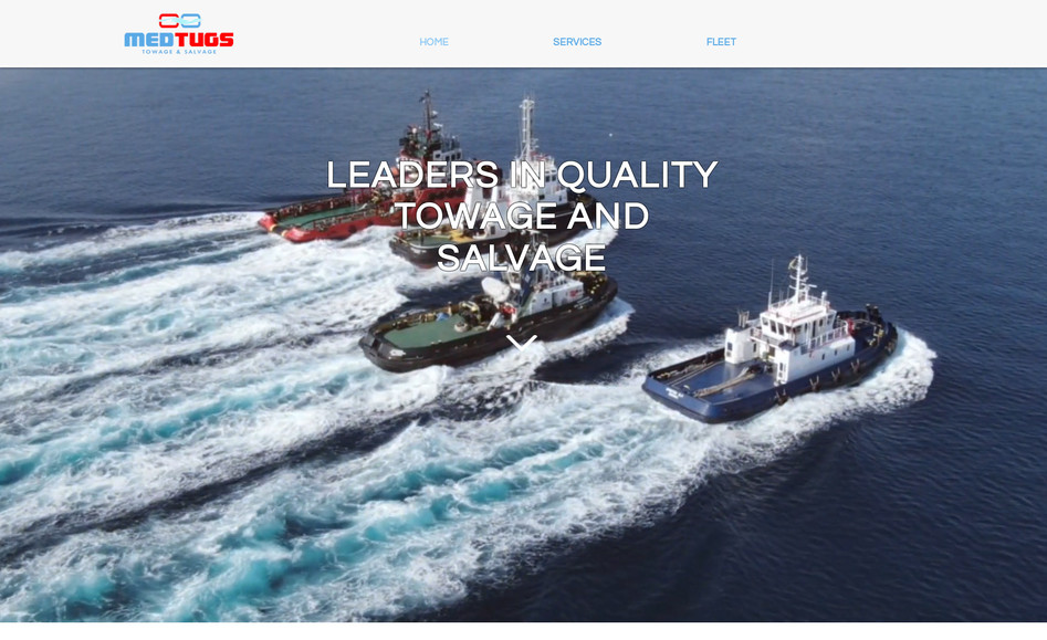 Medtugs: The company required a professional corporate website to present maritime services and company operations.

We developed a responsive Wix website focused on clear structure, usability and modern design.

The website strengthened the company's digital presence and improved the presentation of their services.