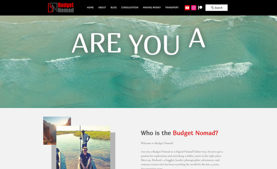 Budget Nomad New Site: 