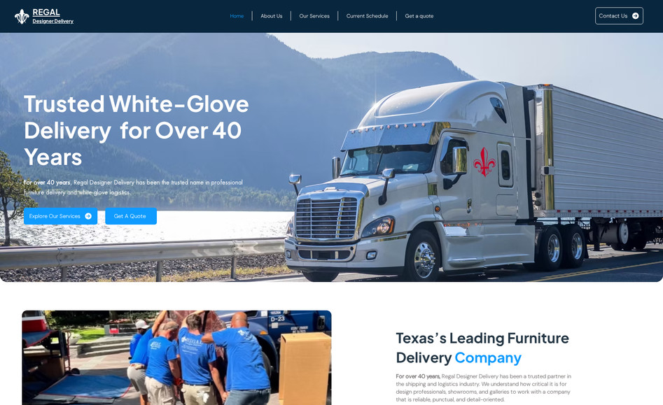 Regal Delivery: Project Title: Inventory Management Portal – Regal Delivery
Platform: Wix Studio (Custom Database + Velo Development)
Scope: Client-Facing Inventory System with Excel Upload, Workflow Automation & Role-Based Access

Project Summary:
For Regal Delivery, I developed a robust, client-facing Inventory Management Portal designed to streamline the storage and delivery process across multiple projects and warehouse locations. This solution was built using Wix Studio with custom Velo scripting and backend database logic to support complex workflows and real-time updates.

Key accomplishments included:

Role-Based Member Portal: Secure login with account-level access for clients, account managers, and administrators, each with tailored permissions.
Inventory Dashboard: Dynamic project-based inventory view with search, filter, and pagination tools—designed for clarity and efficiency.
Excel Upload Integration: Clients can upload inventory spreadsheets using a standardized format, triggering automatic population of the inventory database.
Real-Time Status Updates: Color-coded status tracking (e.g., In Queue, Ready to Ship, Shipped) with bulk editing and real-time refresh.
Phase Transition Workflow: Users can select multiple items and submit a structured delivery request, including special instructions and dates.
Action Logging & Notifications: Each status update or request triggers automated email notifications to stakeholders, with all actions logged for transparency.
Exportable Data: Users can export filtered inventory reports into Excel format for records or analysis.
Result:
This portal eliminated the need for scattered spreadsheets and manual communication by giving clients real-time access to inventory data and streamlining delivery workflows. Admins can now easily track user activity, manage roles, and respond to requests with complete transparency.