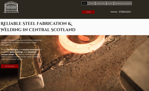 Ad Blacksmiths: New Website build, logo creation, AI, SEO, and GEO setup.