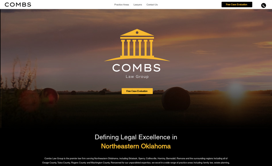 Combslawgroup: Law office website and search engine optimisation (SEO)