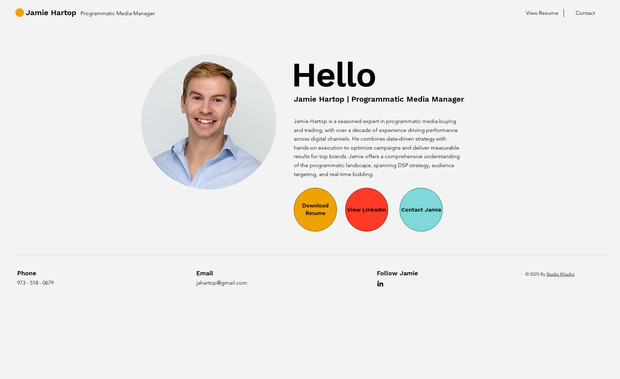 Jamie Hartop | Programmatic Manager: undefined