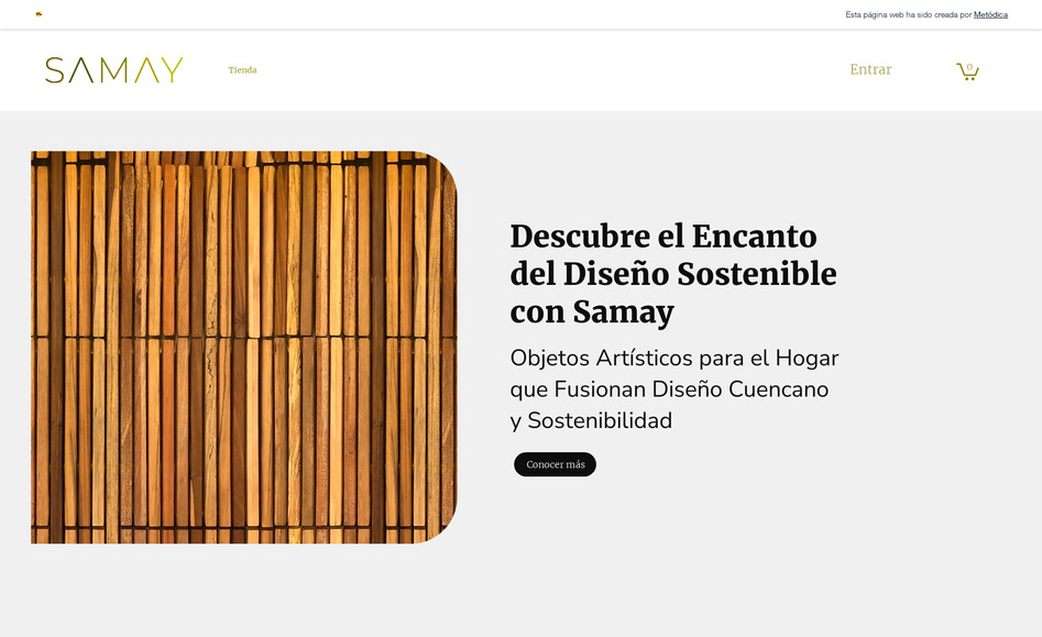 Samay: WebFlex eCommerce. Ecuador.