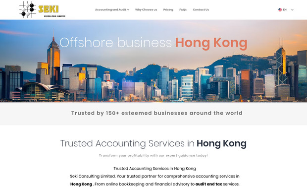 SEKI: Tax Services website