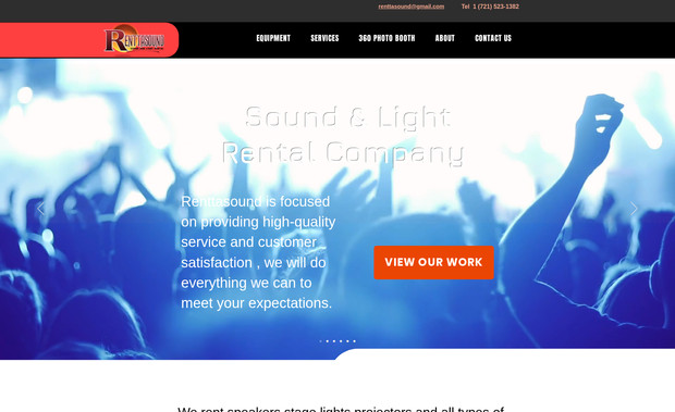 Renttasound971: Re Design in Classic Wix editor