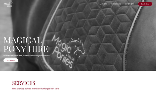 Magic Ponies: The Magic Ponies site was fully redesigned to be on-brand, streamlined and easy to use across devices. The Wix Guys created a mobile-friendly layout with clear menus and backend automations that reduce admin time while showcasing key information about the business. The update also included SEO optimisation and improved navigation to make it effortless for users to explore services and book via the site.