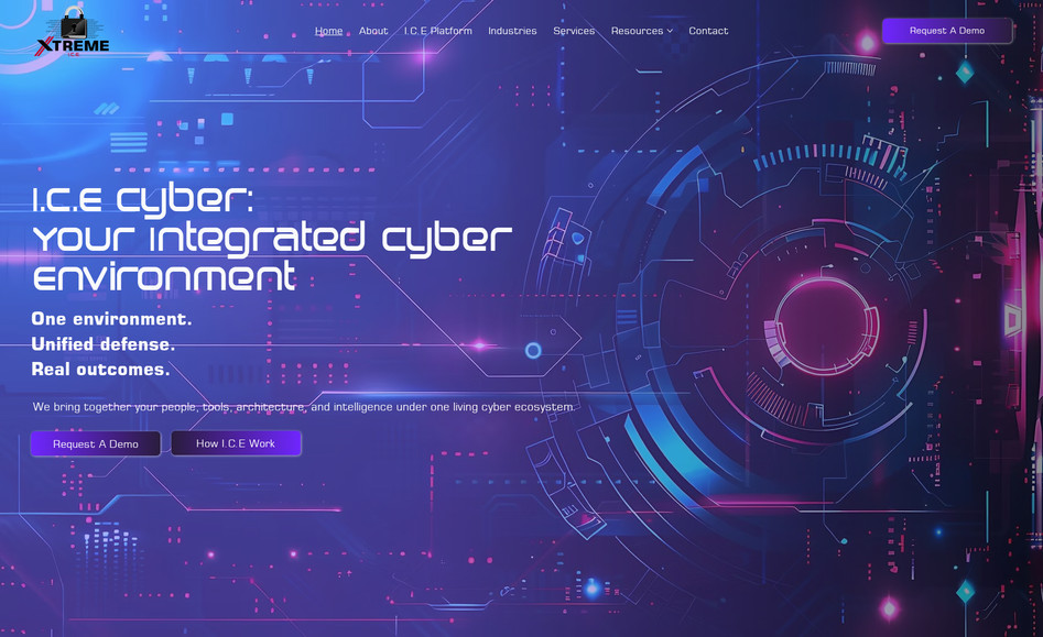 Xtreme ICE: Original Studio Design for Top Cybersecurity Company in Atlanta. 