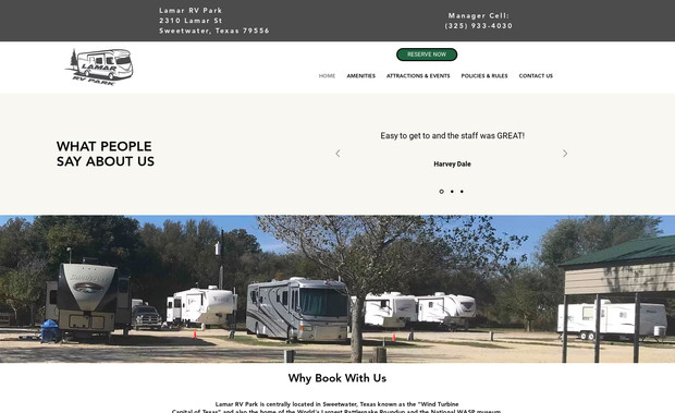 Lamar RV Park: RV Park Project.