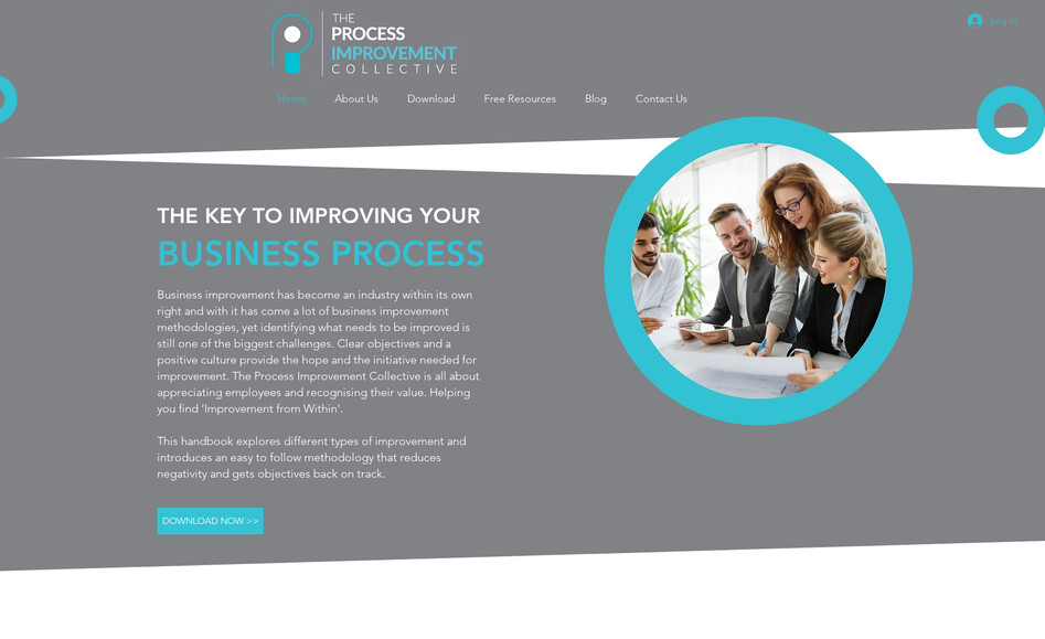 Process Improvement: Designed and built website.