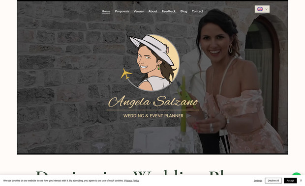 Angela Salzano: Restyling sito web