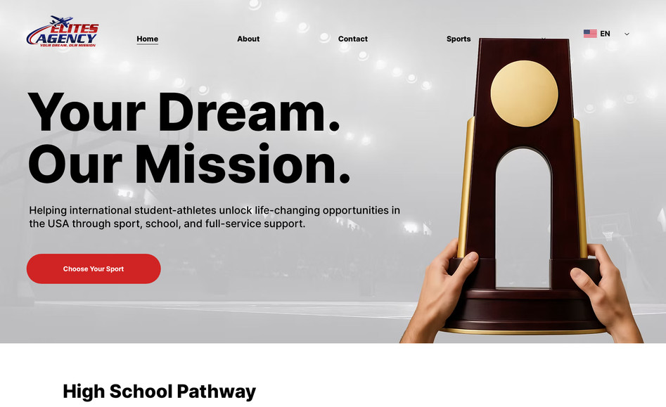 Elites Agency USA: I designed and developed the official website for Elite’s Agency USA, a premier concierge and luxury lifestyle management company. The site showcases their high-end services—from private jets and exotic car rentals to VIP event access—through a sleek, modern layout tailored for affluent clients. Built with a focus on elegance, responsiveness, and user experience.