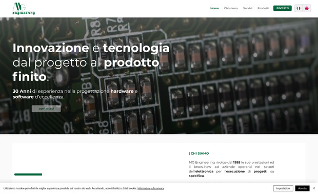 MG Engineering: The website www.mg-eng.com was developed with a focus on a simple and intuitive user experience, allowing users to quickly access key information. It features product images paired with clear technical explanations, effectively showcasing MG Engineering’s expertise. The content and structure were optimized for industry-specific SEO, targeting keywords relevant to custom electronics design and manufacturing to enhance online visibility within the B2B sector.